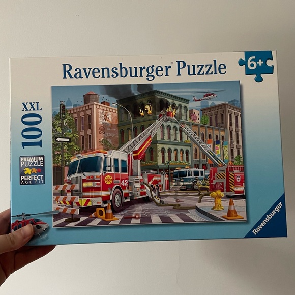 100 pc Puzzle 🧩 Firetrucks - Picture 1 of 2
